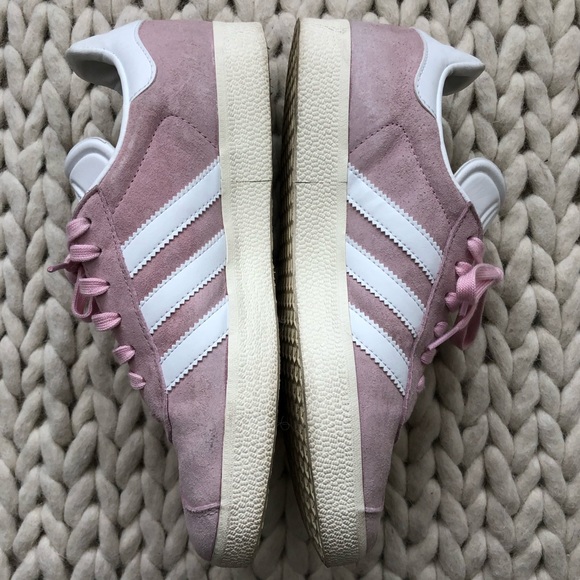 Adidas Gazelle Pink Blush Suede Sneakers - Picture 4 of 8
